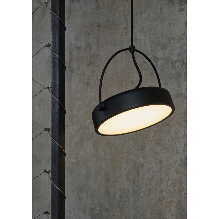 Osram - Suspension LED sur câble DECOR PUCK LED/12W/230V IRC 90 noire