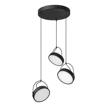 Osram - Suspension sur câble DECOR PUCK 3xLED/12W/230V noire