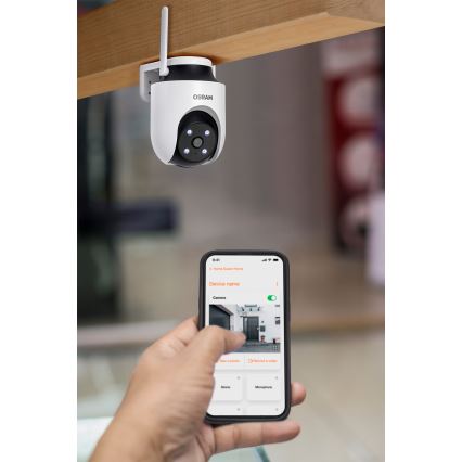 Osram - Telecamera esterna intelligente 360° con sensore 2K SMART+ 230V IP67 Wi-Fi