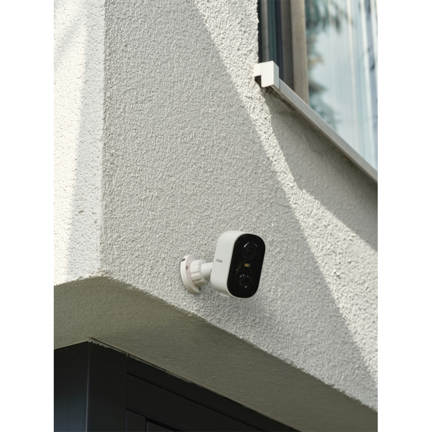 Osram - Telecamera solare intelligente con sensore 2K SMART+ 5V 5200 mAh IP66 Wi-Fi