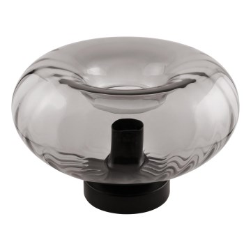 Osram - Tischlampe DECOR SMOKE 1xE27/12W/230V schwarz/rauchgrau