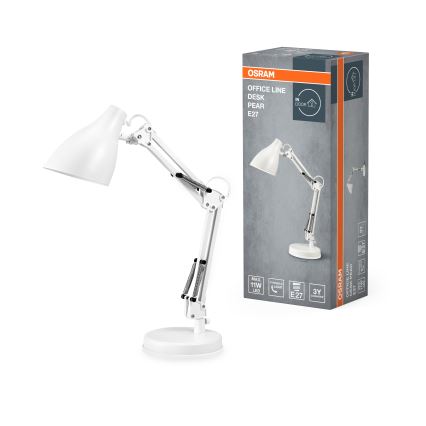 Osram - Tischlampe DESK LINE 1xE27/11W/230V weiß