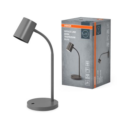 Osram - Tischleuchte DESK LINE 1xGU10/9W/230V grau