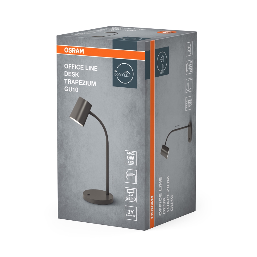 Osram - Tischleuchte DESK LINE 1xGU10/9W/230V grau