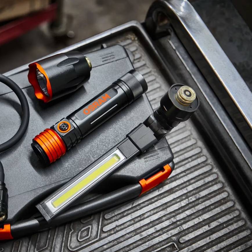 Osram - Torcia LED dimmerabile per ispezione auto 3 in 1 LEDINSPECT LED/5W/5V 4000 mAh