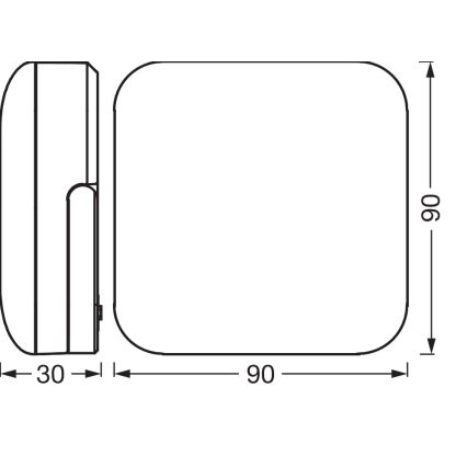 Osram - tragbare LED-Solarleuchte NIGHTLUX LED/2W/5V IP54, grau