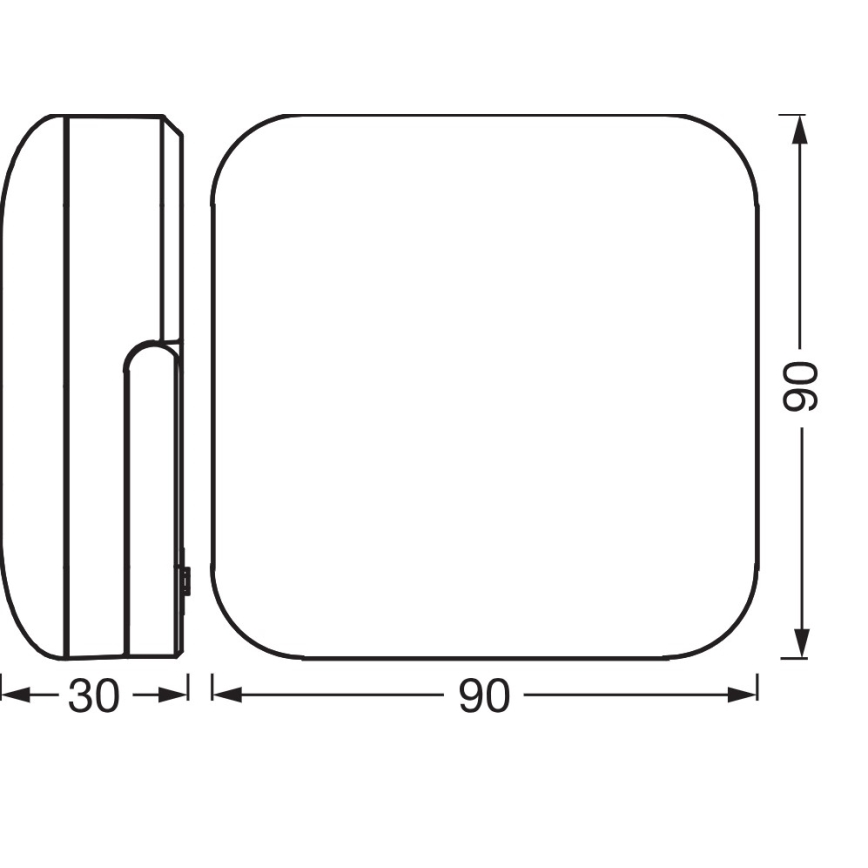 Osram - tragbare LED-Solarleuchte NIGHTLUX LED/2W/5V IP54, grau