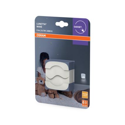 Osram - Veilleuse LED à brancher avec capteur crépusculaire LUNETTA LED/0,5W/230V