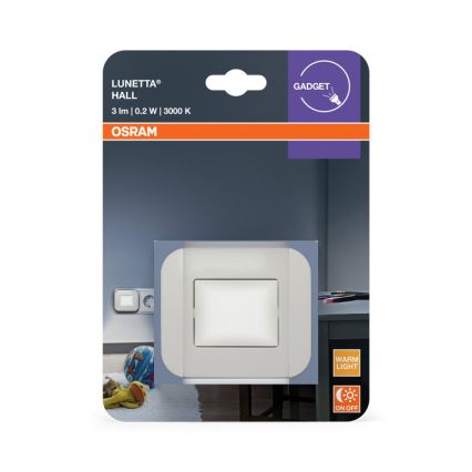 Osram - Veilleuse LED à capteur crépusculaire LUNETTA LED/0,2W/230V