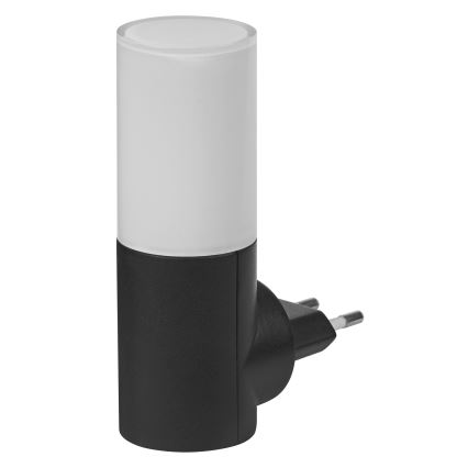 Osram - Veilleuse LED à détecteur crépusculaire LUNETTA LED/0,2W/230V noire