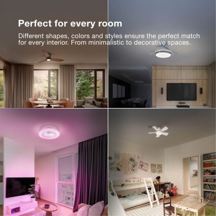 Osram - Ventilateur de plafond LED dimmable FOHN LED/18W/230V 3000/4000/6500K + télécommande