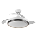 Osram - Ventilatore da soffitto LED/66W/230V 3000/4000/6500K bianco + telecomando