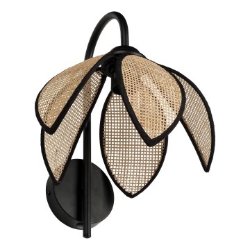 Osram - Wandleuchte DECOR RATTAN 1xE27/15W/230V beige/schwarz