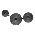 Osram - Wandleuchte PLISSEE 3xE27/15W/230V Anthrazit
