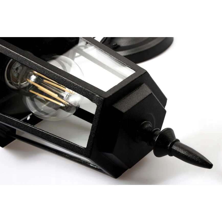 Outdoor-Hängeleuchte 1xE27/20W/230V IP43 schwarz