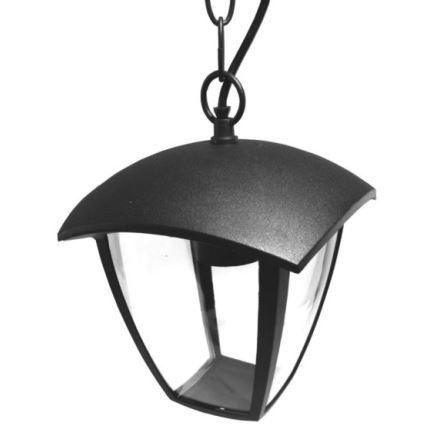 Outdoor-Hängeleuchte an Kette SURVA 1xE27/60W/230V IP44 schwarz
