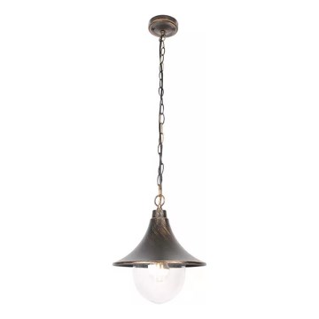 Outdoor-Hängeleuchte an Kette TALEZ 1xE27/15W/230V IP44 bronzen