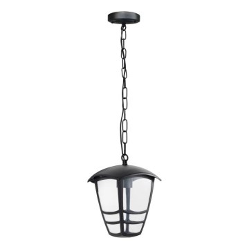 Outdoor-Hängeleuchte an Kette TEVIO 1xE27/60W/230V IP54 schwarz