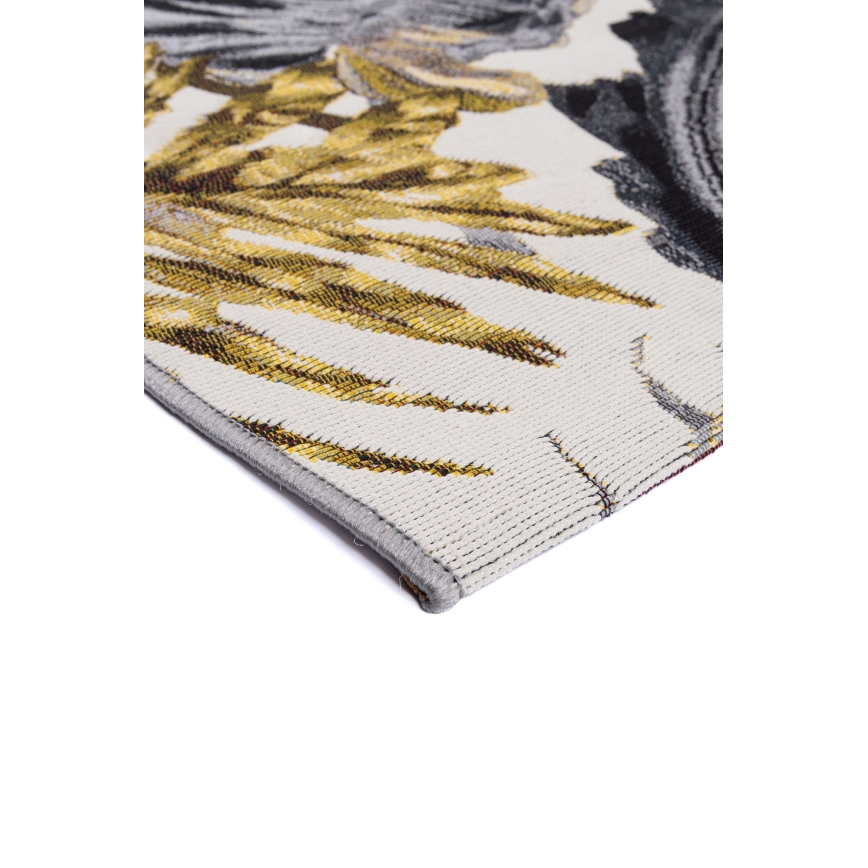 Outdoor-Teppich CAPPUCCINO 80x165 cm gold/grau/weiß