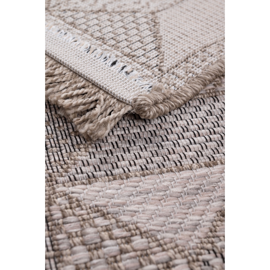 Outdoor-Teppich ORIA 120x170 cm Grau/Beige