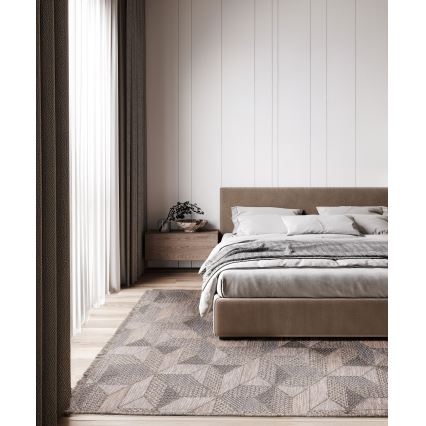 Outdoor-Teppich ORIA 70x140 cm grau/beige