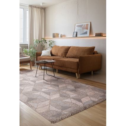 Outdoor-Teppich ORIA 70x140 cm grau/beige