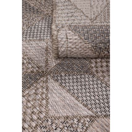 Outdoor-Teppich ORIA 70x140 cm grau/beige