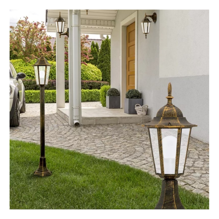 ALU1047I/DNP - Venkovní nástěnné svítidlo LIGURIA E27/60W/230V patina
