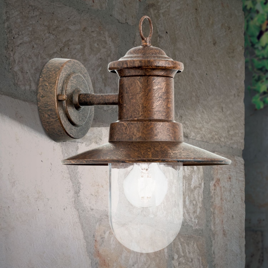 Outdoor-Wandleuchte LEONIE 1xE27/60W/230V IP44 bronzen