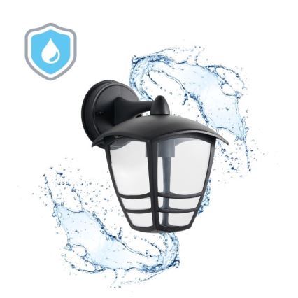 Outdoor-Wandleuchte TEVIO KD 1xE27/60W/230V IP54 schwarz