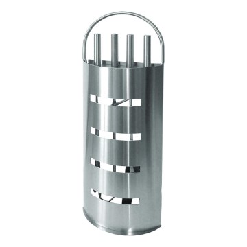 Outils de cheminée 5 pce chrome brillant