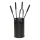 Outils de cheminée 5 pce noir