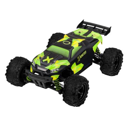 Overmax - Auto radiocomandata X-MONSTER 3.5 con batteria da 1700 mAh, nero/rosso/verde