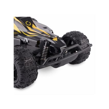 Overmax - Auto radiocomandata X-RALLY 2.0, 1200 mAh, Nero/Giallo