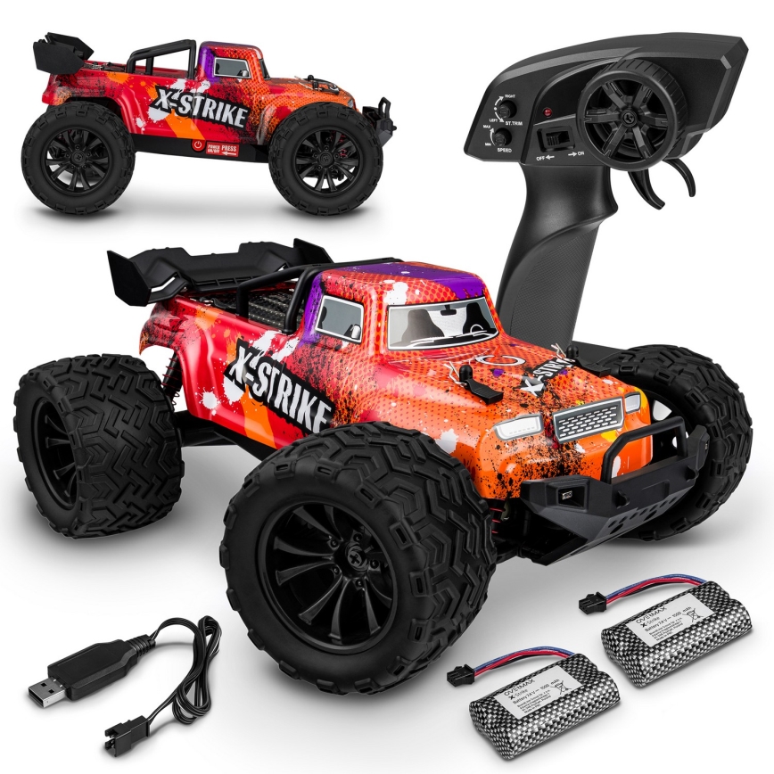 Overmax - auto radiocomandata X-STRIKE 3000 mAh nero/arancione