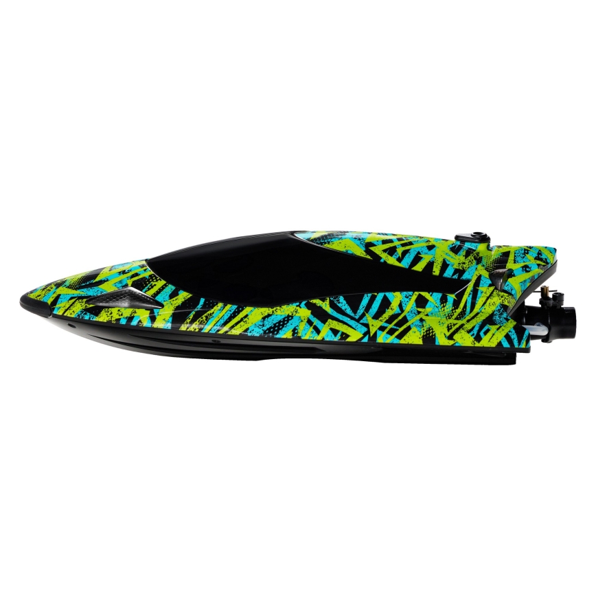 Overmax - barca radiocomandata X-SURGE 4000 mAh nero/verde