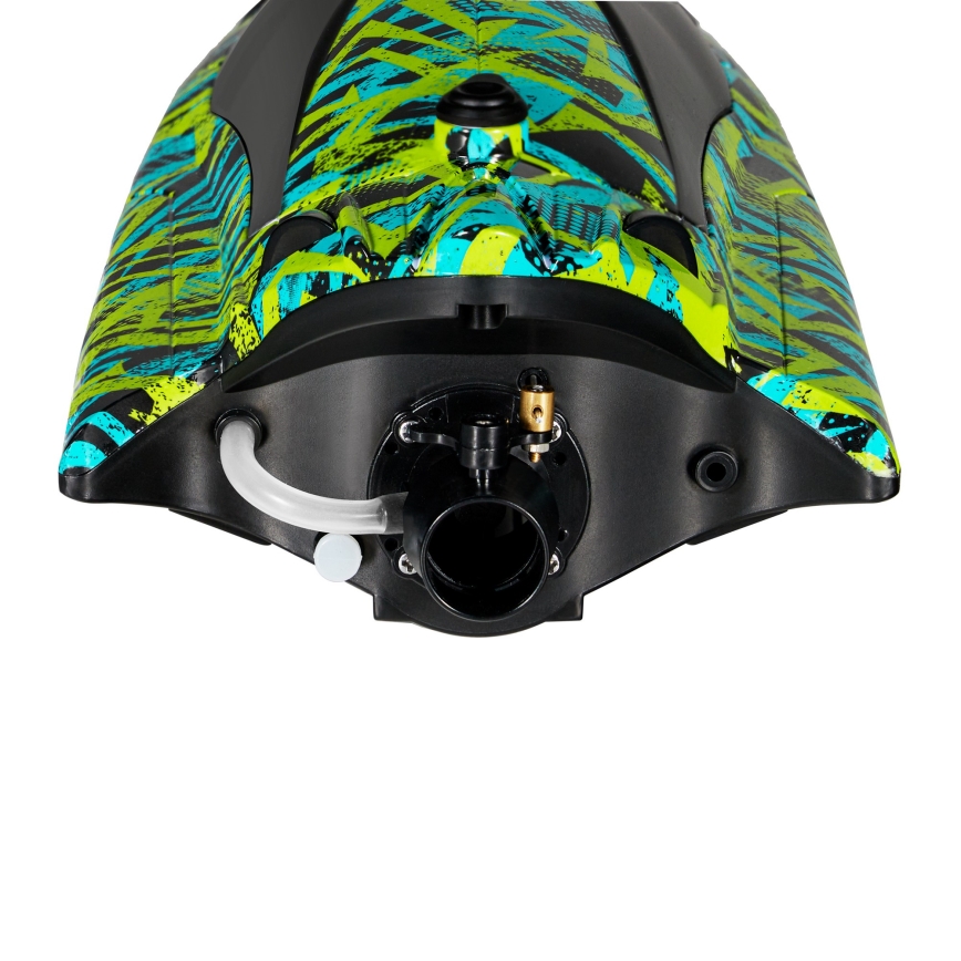 Overmax - barca radiocomandata X-SURGE 4000 mAh nero/verde