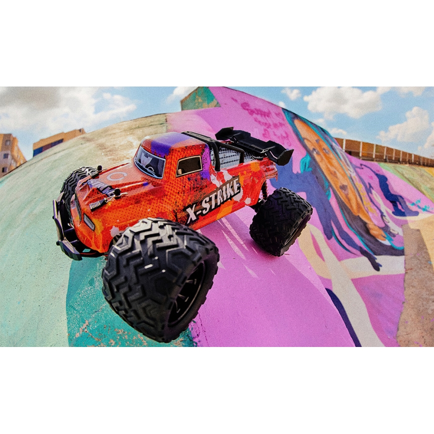 Overmax - RC-Auto mit Fernbedienung X-STRIKE 3000 mAh schwarz/orange