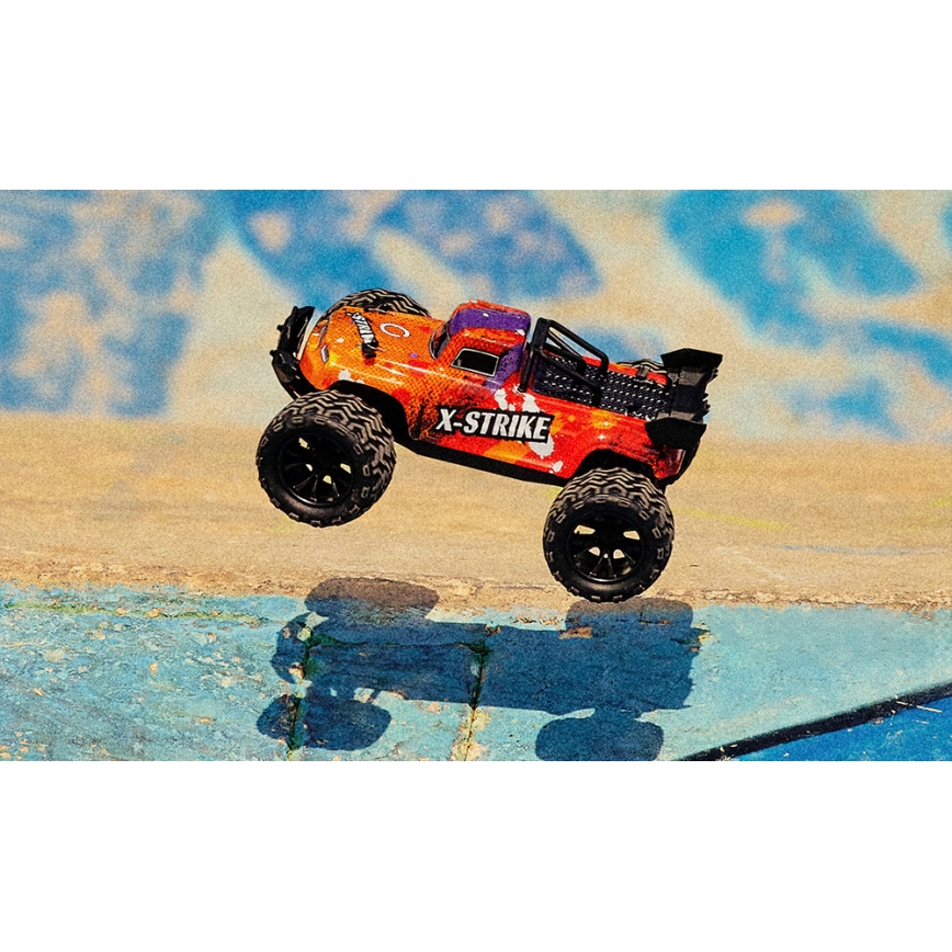 Overmax - RC-Auto mit Fernbedienung X-STRIKE 3000 mAh schwarz/orange