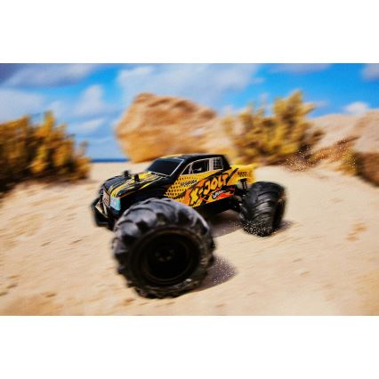 Overmax - RC-Auto X-JOLT mit Fernsteuerung, 1000 mAh, schwarz/gelb