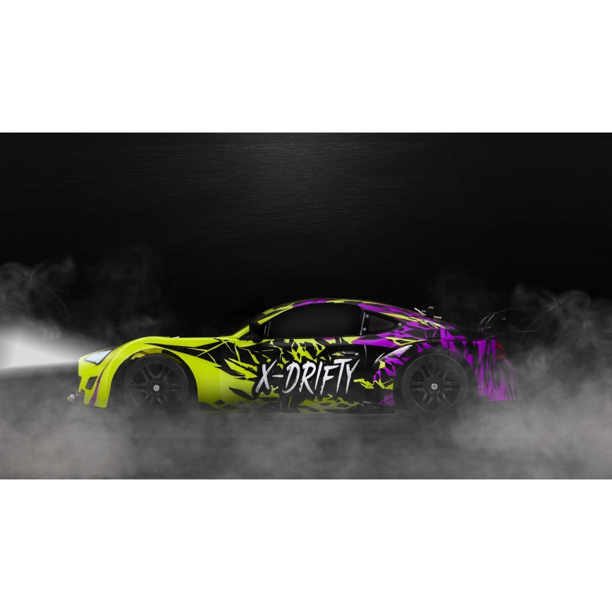 Overmax - RC-Drift-Auto mit Fernsteuerung X-DRIFT 1000 mAh gelb/lila