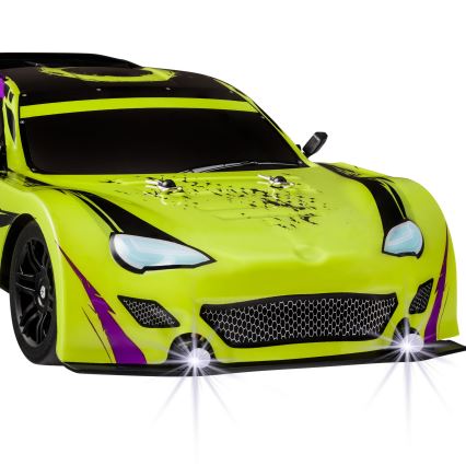 Overmax - RC-Drift-Auto mit Fernsteuerung X-DRIFT 1000 mAh gelb/lila