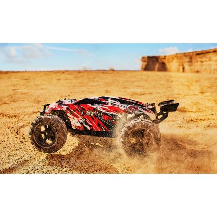 Overmax - Voiture radiocommandée X-MONSTER 3.5 1700 mAh noire/rouge/verte