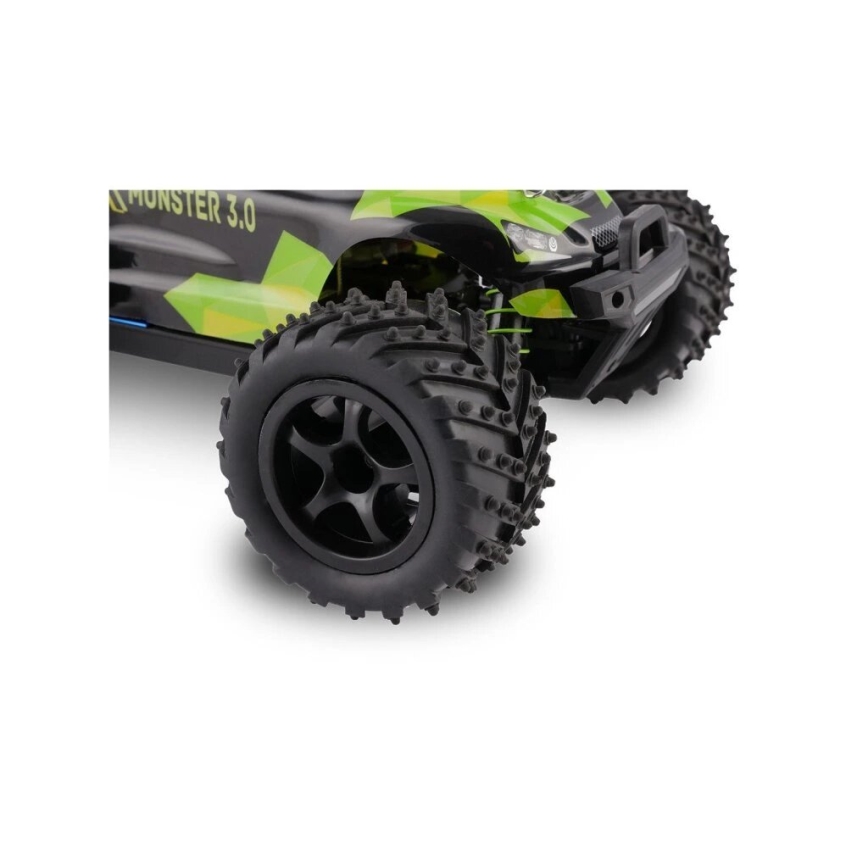 Overmax - voiture radiocommandée X-MONSTER 3.0 1700 mAh noir/vert