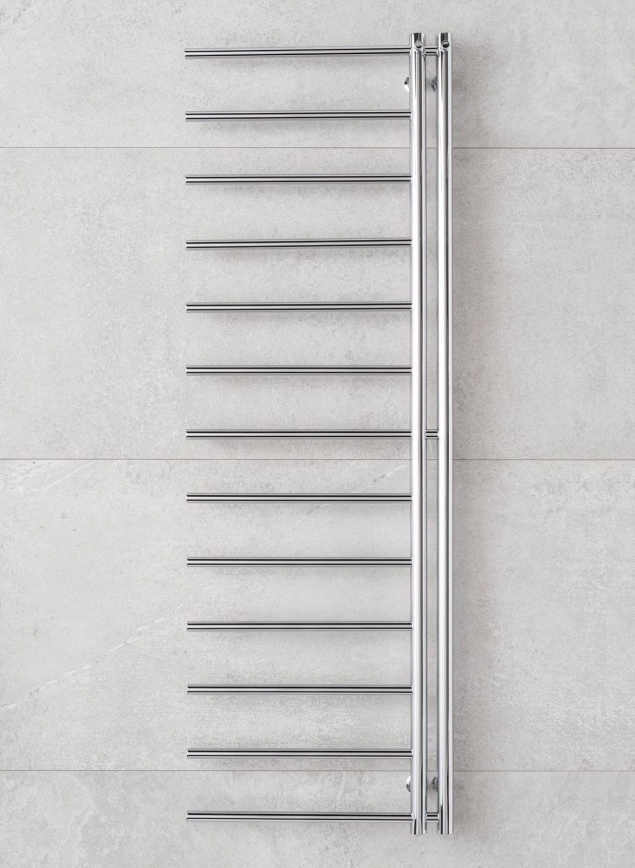 P.M.H. AP2C-L - Radiateur sèche-serviettes pour salle de bains APOLLO 219W 150 cm à gauche/chrome brillant