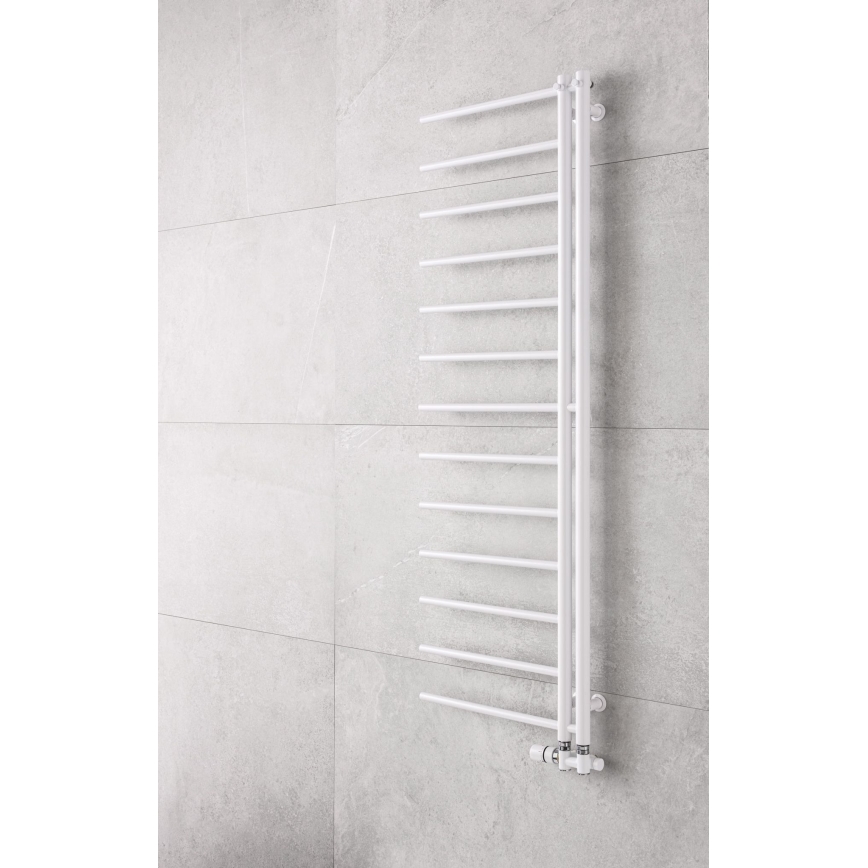 P.M.H. AP2W-L - Badezimmer-Handtuchheizkörper APOLLO 346 W 150 cm rechts/weiß