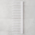 P.M.H. AP2W-L - Sèche-serviettes pour salle de bains APOLLO 346 W 150 cm, orientation droite / blanc