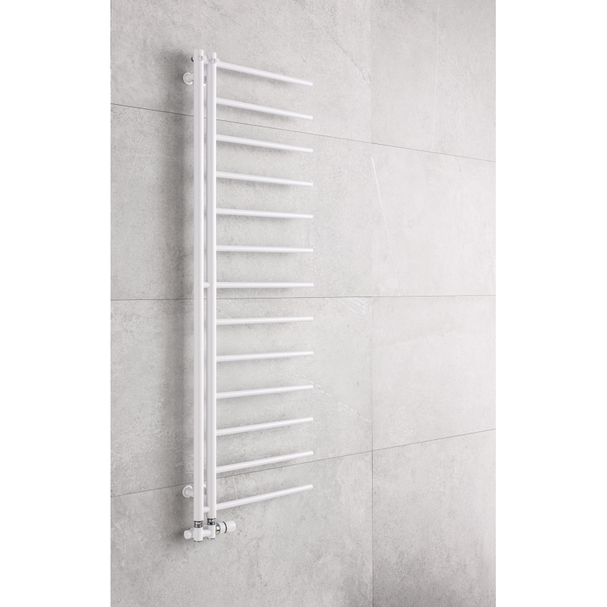 P.M.H. AP2W - Radiateur sèche-serviettes pour salle de bains APOLLO 346 W 150 cm droit/blanc