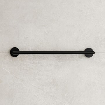 P.M.H. IN1B-L - Elektrischer Handtuchwärmer INGA 17W/230V 85,9 cm IP44 links/schwarz