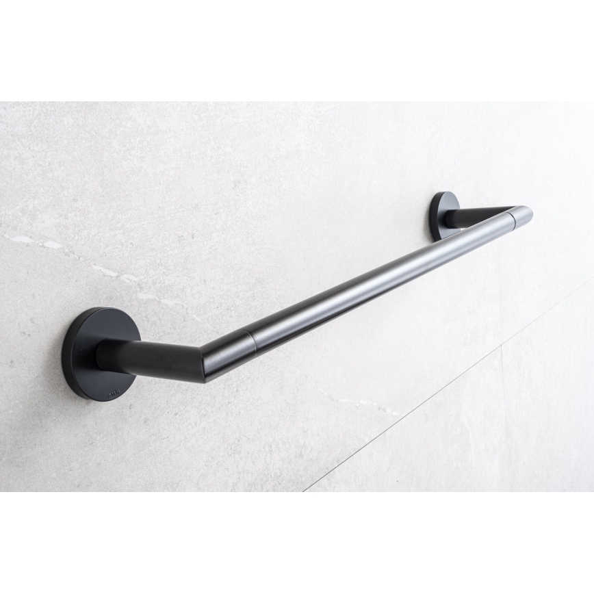 P.M.H. IN1B-L - Elektrischer Handtuchwärmer INGA 17W/230V 85,9 cm IP44 links/schwarz